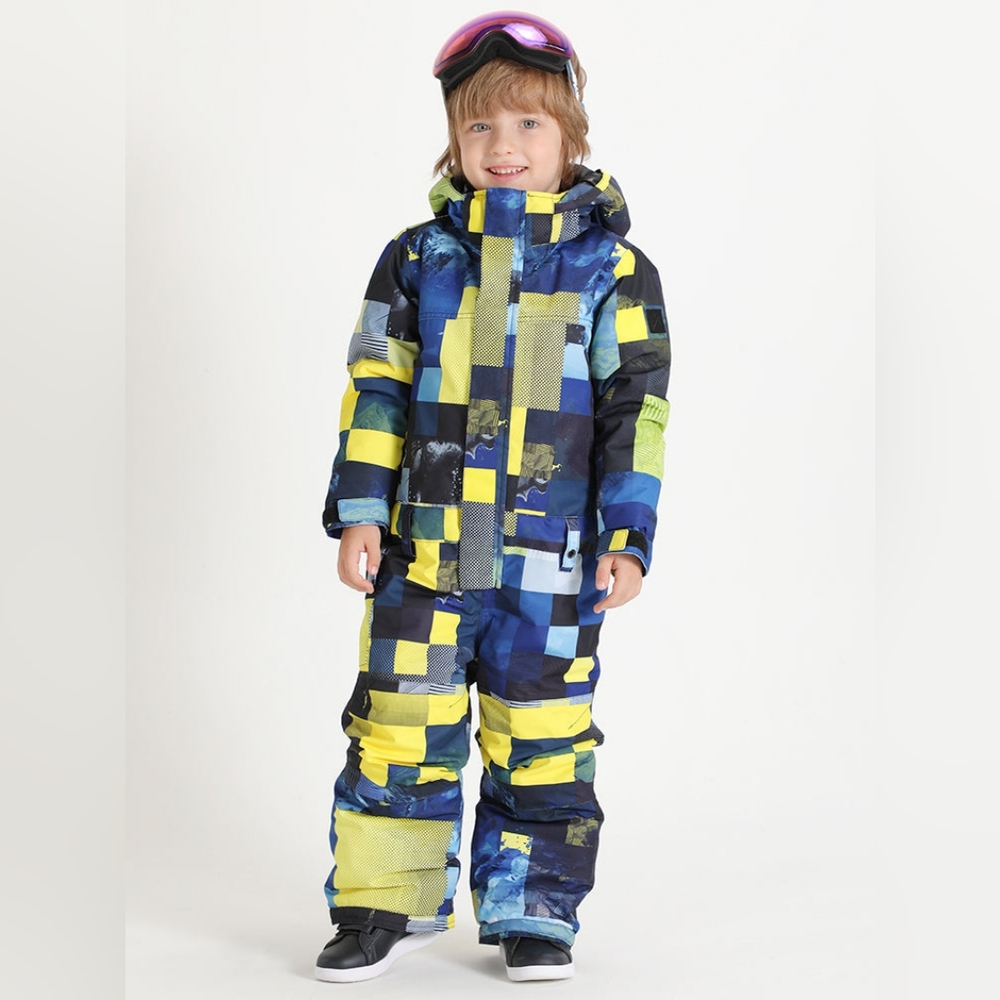 Kids Waterproof Snowboard Suit